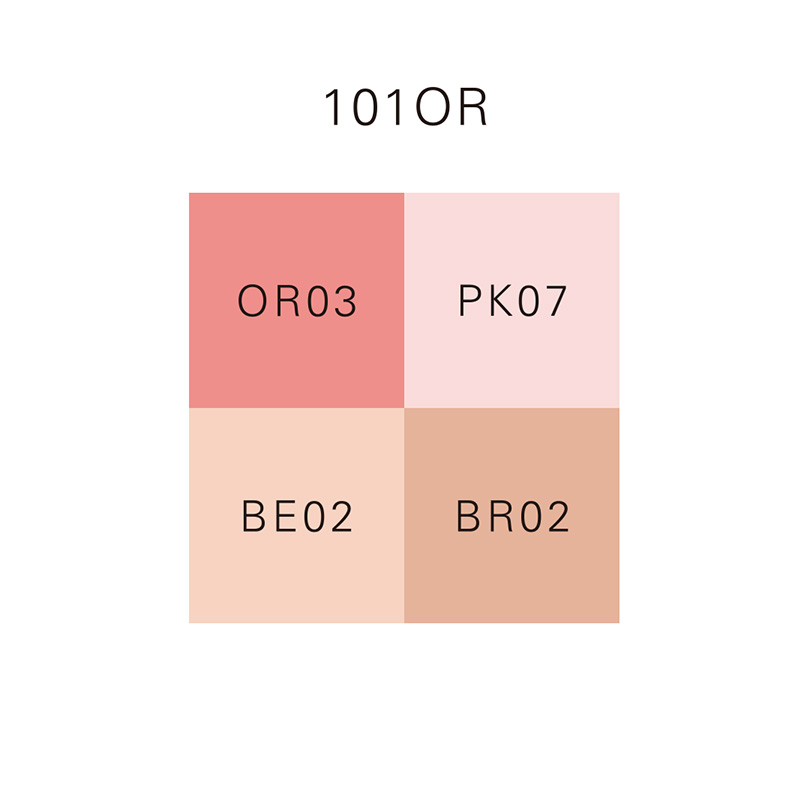 DESIGNING FACE COLOR PALETTE 101OR/101OR